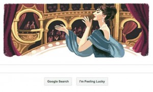 google doodle of maria callas