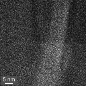 Gieré and colleagues observed the parallel lines of shock lamellae under a transmission electron microscope Courtesy: Penn State
