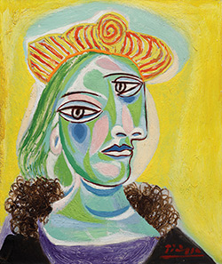 Pablo Picasso Bust of a Woman (Dora Maar), 1938 oil on canvas Hirshhorn Museum and Sculpture Garden, Gift of Joseph H. Hirshhorn, 1966 © Picasso Estate/SODRAC (2016) Photo: Cathy Carver 
